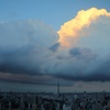 曇りの上は青空