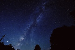 夏の夜流れる天の川2