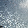 雪の日のフロントガラス