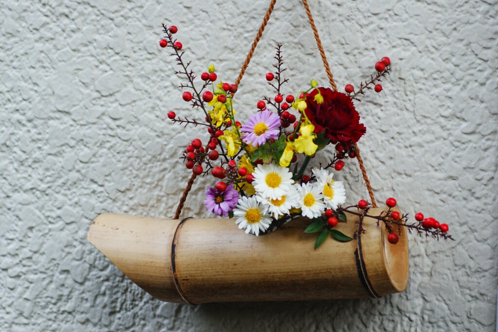 正月を迎える花たち