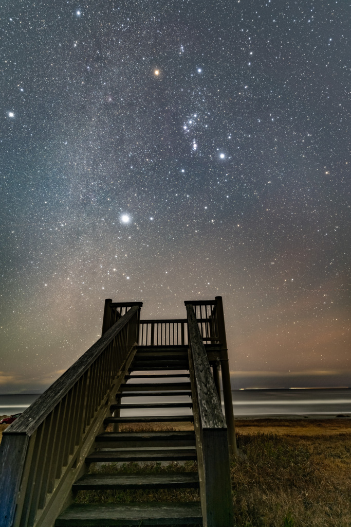星空に登る階段