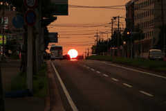 夕暮れ