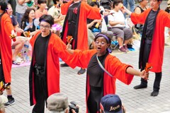 2019よさこい祭りの踊り子たち ４