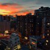 松屋町からの夕景