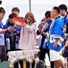 土佐赤岡どろめ祭り（五合を9秒で飲み干しました）