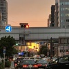 夕暮れ