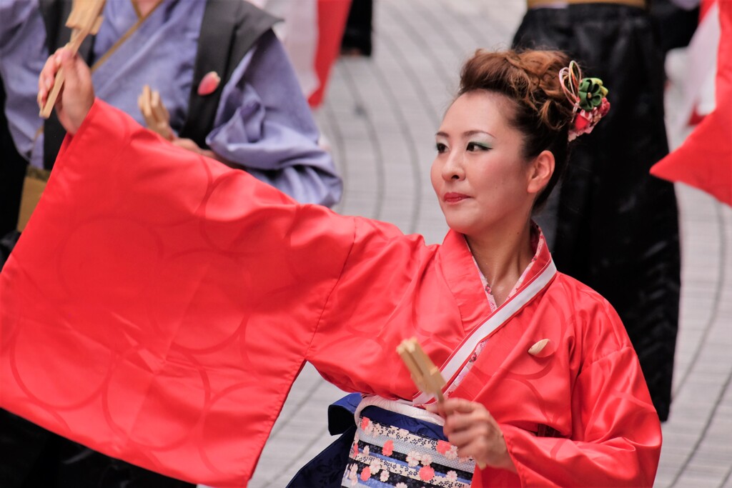 2019よさこい祭りの踊り子たち 21