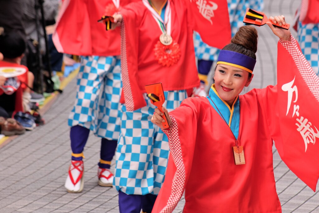 2019よさこい祭りの踊り子たち 12
