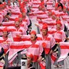 2019よさこい祭りの踊り子たち ８