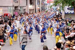 2019よさこい祭りの踊り子たち ６