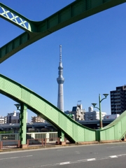 厩橋と東京スカイツリー