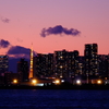 東京湾岸の夕景