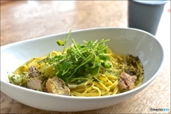 レモンチキンなパスタ