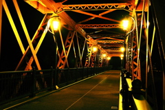 赤い鉄橋[支笏湖]