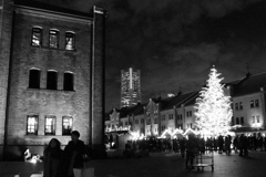 赤レンガとランドマークとクリスマス。