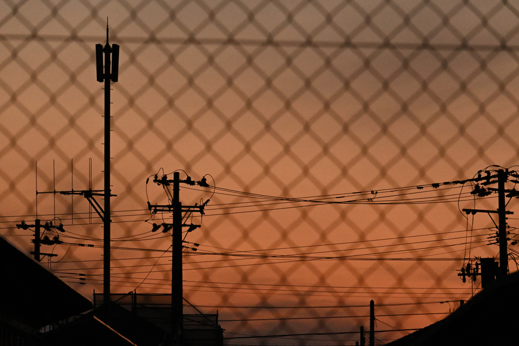 向こう側の夕景１