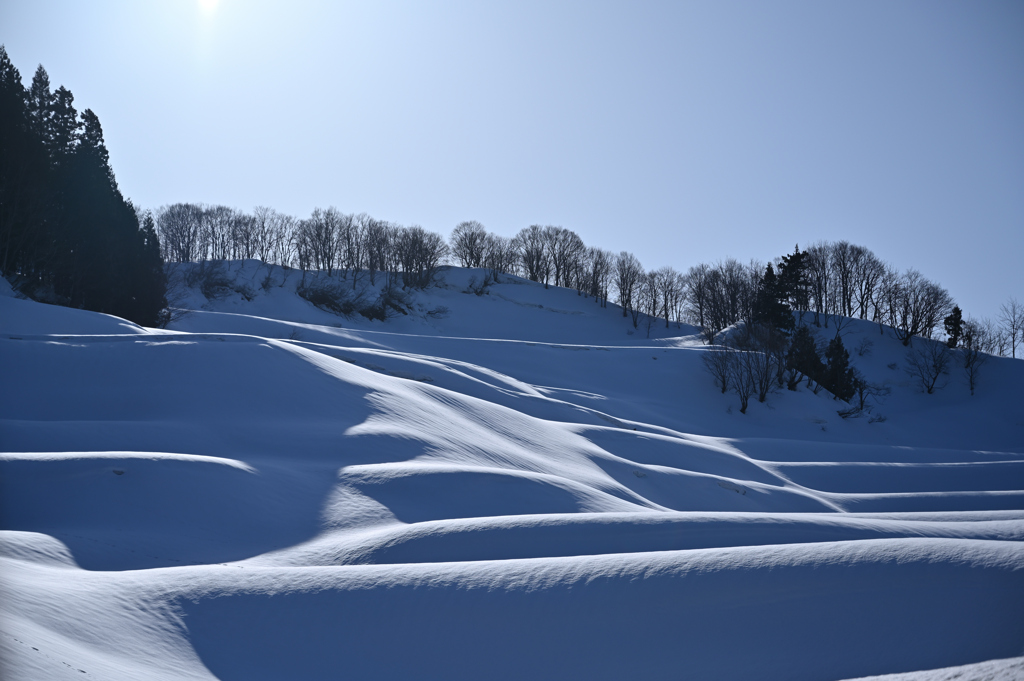 山の雪化粧４