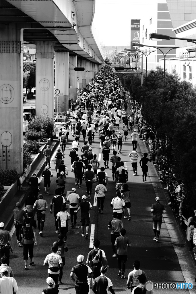 「あと10km」のロングストレート