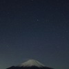 富士山と星空