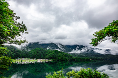 長野県　青木湖