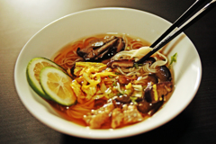 椎茸だしそうめん