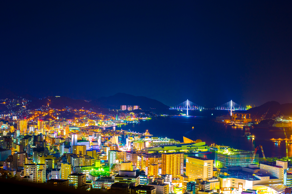 Night view in Nagasaki