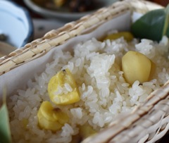 小布施名物    栗おこわ♪
