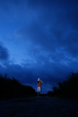 青の雲翳