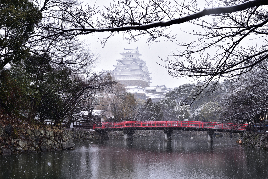 雪！姫路城6