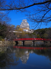 早春の姫路城