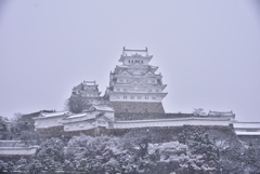 雪！姫路城3