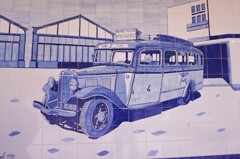 旧車のアズレ―ジョ～ポルトガル Azulejo Coche in Faro