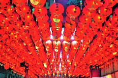 紅夢～台湾 Red paper lanterns