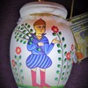 テラコッタの壺～アルメニア Painted terracotta pot