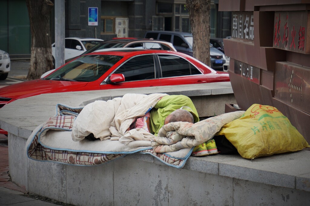 長春の路上生活～中国  Issue of Homelessness