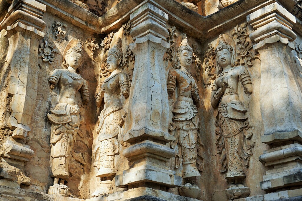 天人五衰～仏教彫刻 Stucco Reliefs