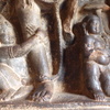 バダ―ミの石窟寺院第2窟～ヒンドゥー彫刻 Badami cave temples