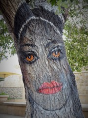 ツリー ペイント～アゼルバイジャン painted Tree