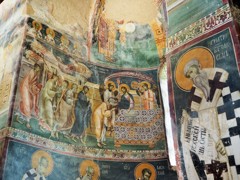 セルビアのフレスコ画 Communion of the Apostles