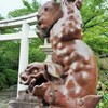 逆立ちする暑さ～宗忠神社 Komainu,Munetada Shrine