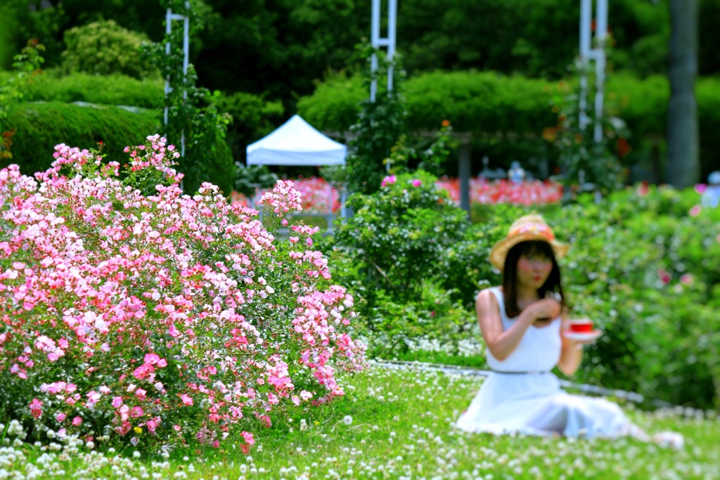 長居植物園にて…