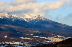 山と共にある町