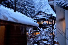 雪の大沢温泉1