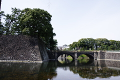皇居 二重橋：正門石橋