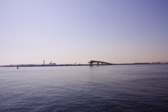 城南島海浜公園から羽田