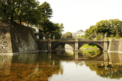 皇居 二重橋：正門石橋