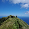 八丈富士 山頂から