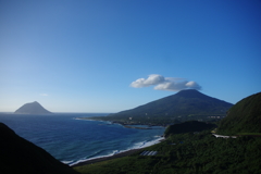 八丈富士と八丈小島