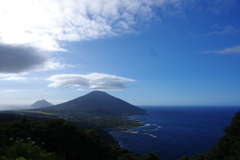 八丈富士と八丈小島