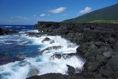 南原千枚岩と美しい波